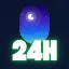 24시간 운영중 디코서버 아이콘